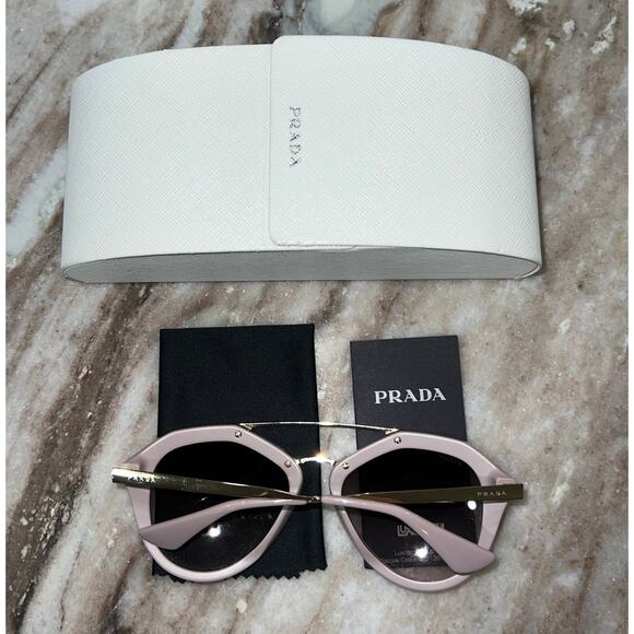 PRADA Cinema Sunglasses SPR 12Q Pink authentic - Picture 4 of 12